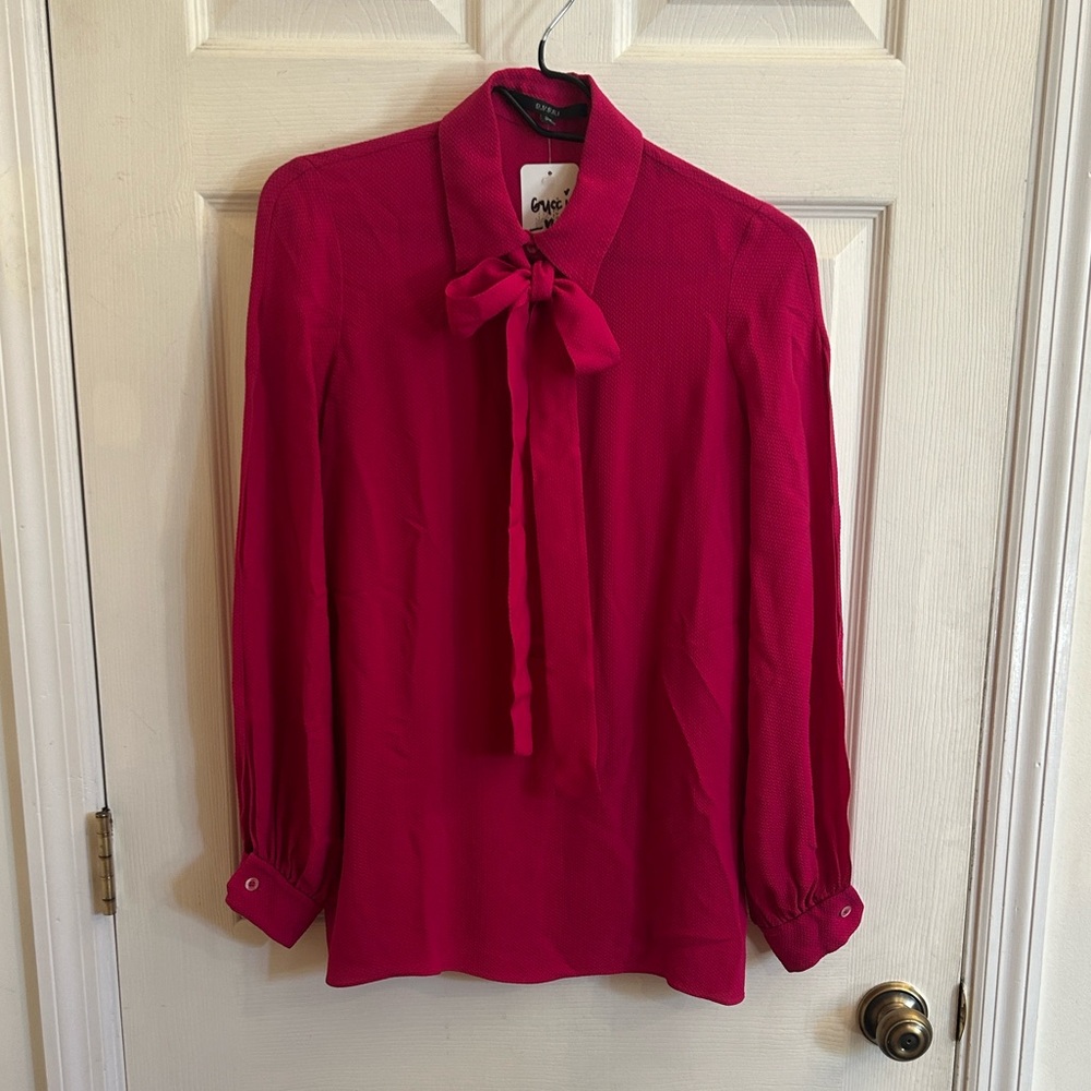 Gucci Fuchsia silk Women's Blouse/ mini shirt dress
